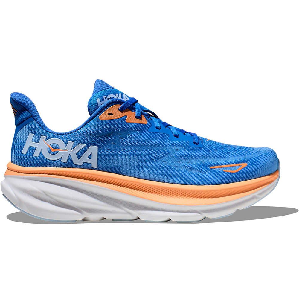 Hoka zapatilla running hombre CLIFTON 9 lateral exterior