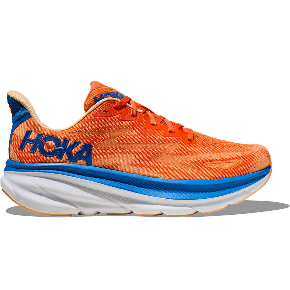 Hoka zapatilla running hombre CLIFTON 9 lateral exterior