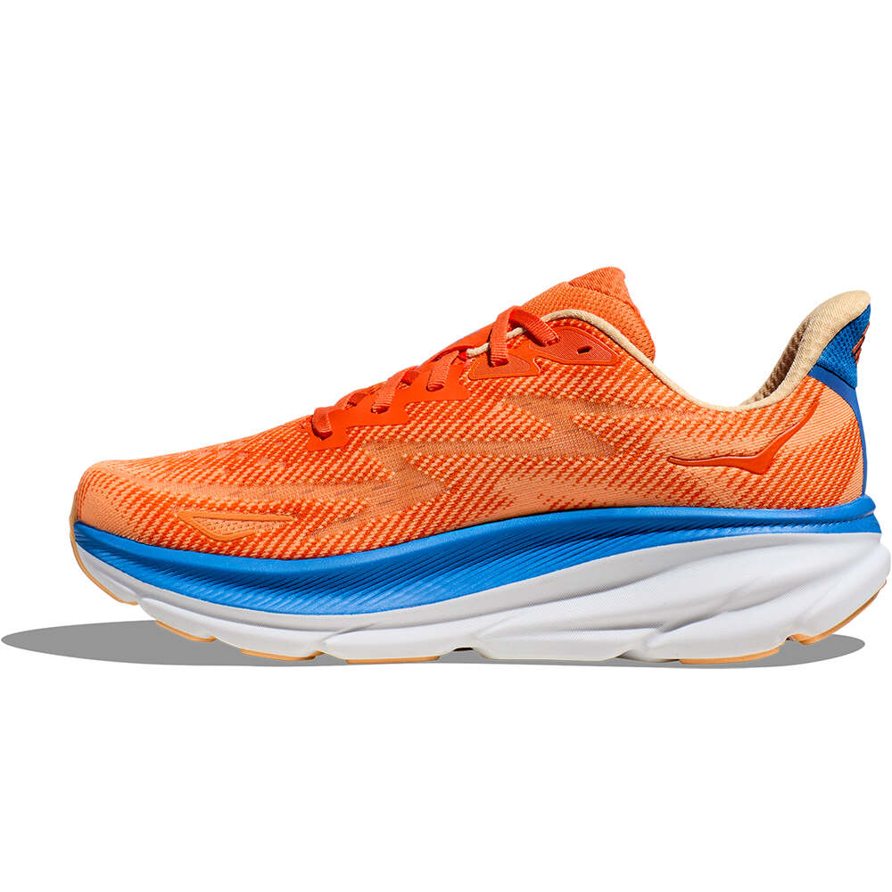 Hoka zapatilla running hombre CLIFTON 9 vista trasera