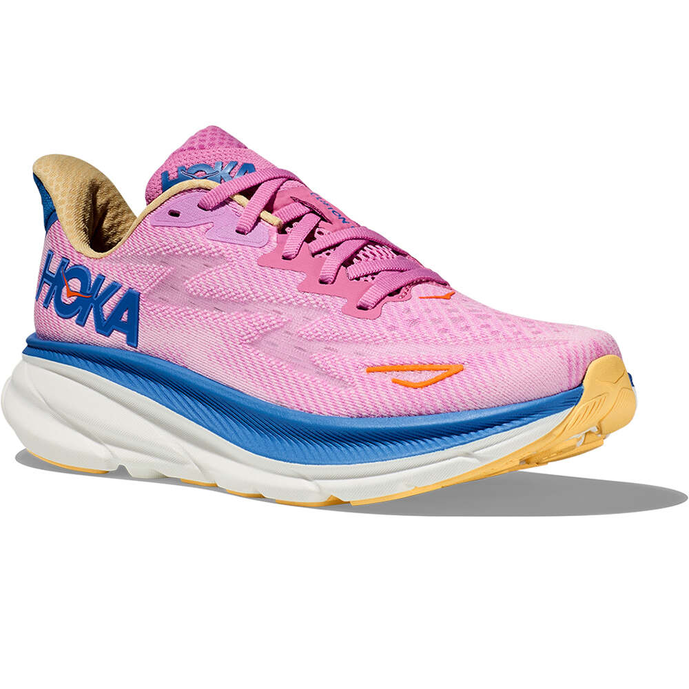 Hoka zapatilla running mujer CLIFTON 9 lateral interior