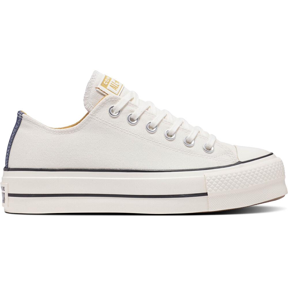 Converse zapatilla moda mujer CHUCK TAYLOR ALL STAR LIFT PLATFORM DENIM FASHION lateral exterior