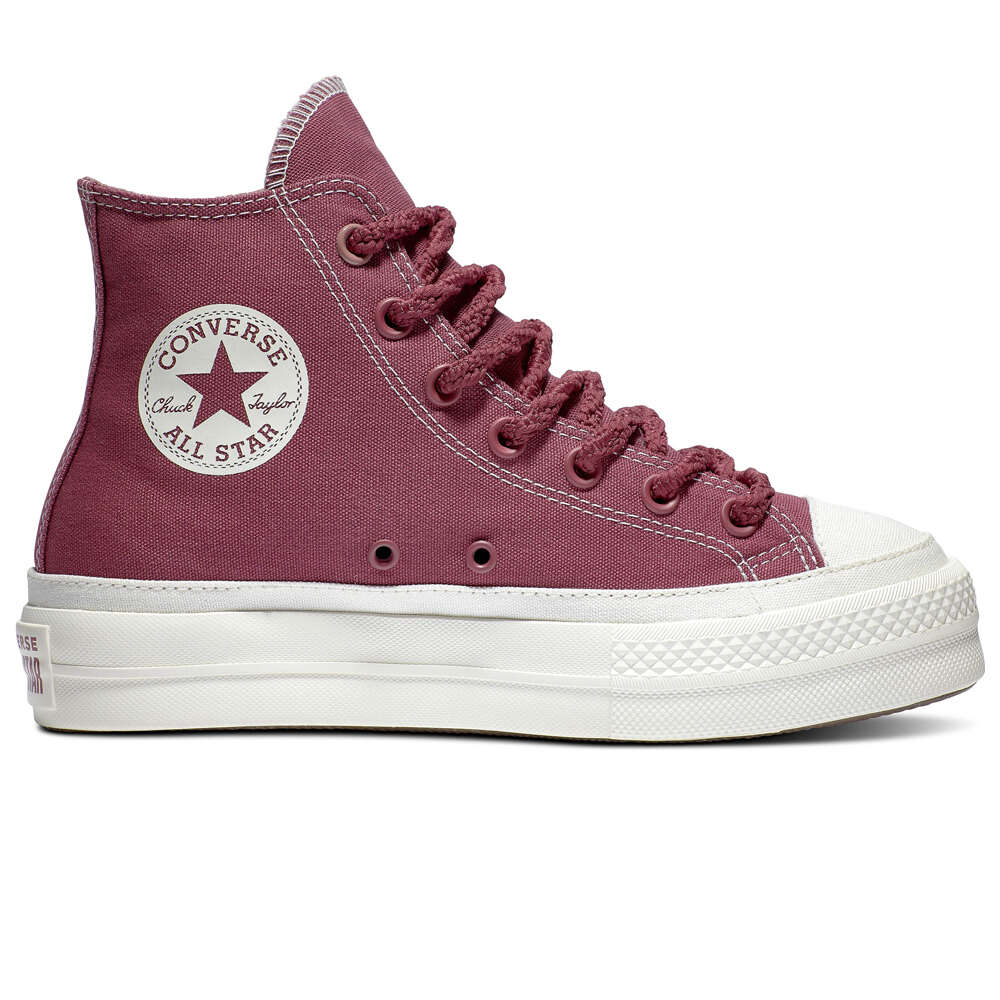 Converse zapatilla moda mujer CHUCK TAYLOR ALL STAR LIFT PLATFORM WORKWEAR TEXTILES lateral exterior