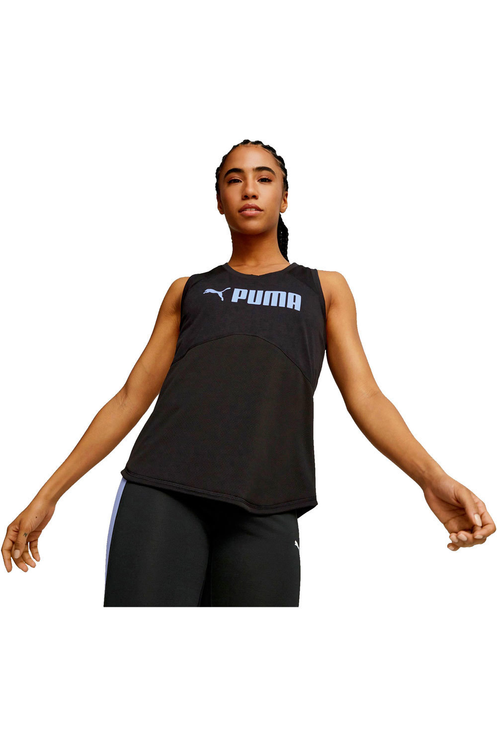 Puma camiseta tirantes fitness mujer PUMA FIT LOGO TANK vista frontal