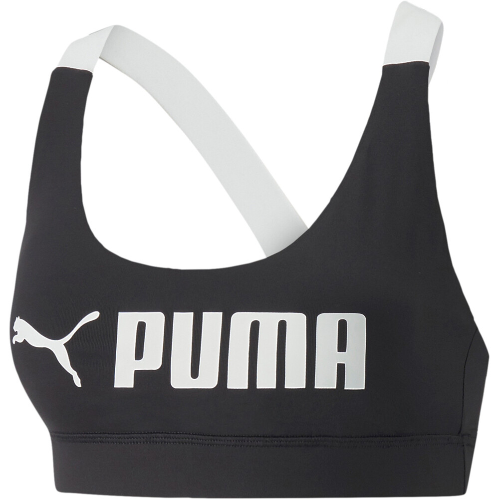 Puma sujetadores deportivos Mid Impact Puma Fit vista frontal