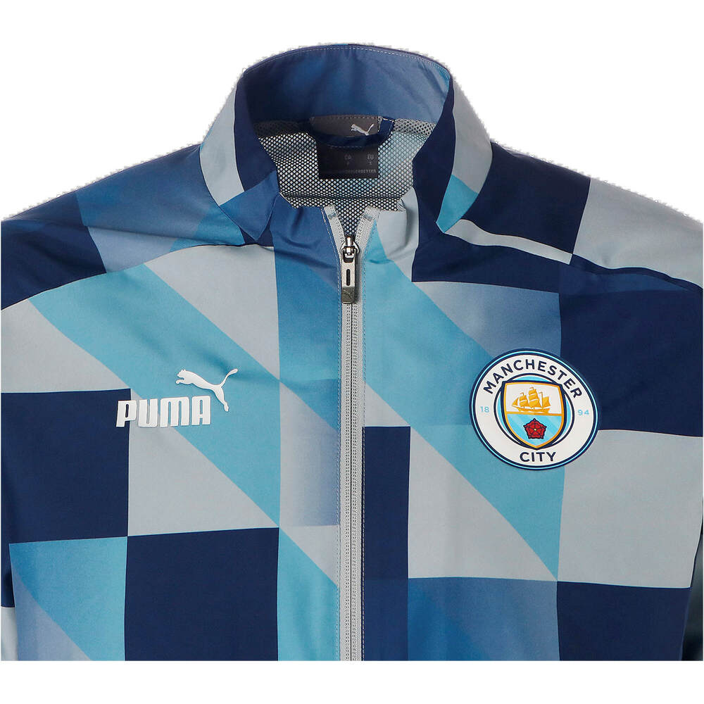 Puma sudadera entrenamiento fútbol M.CITY 23 PREMATCH JACKET 05