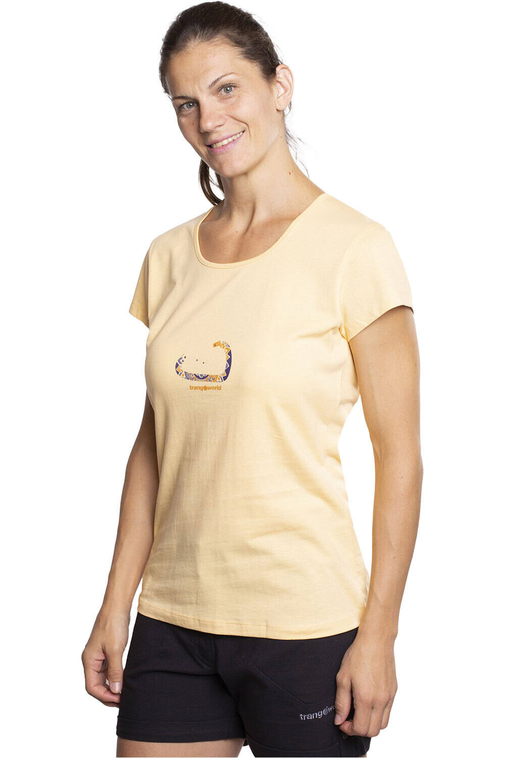 Trango camiseta montaña manga corta mujer CAMISETA LORTE vista frontal