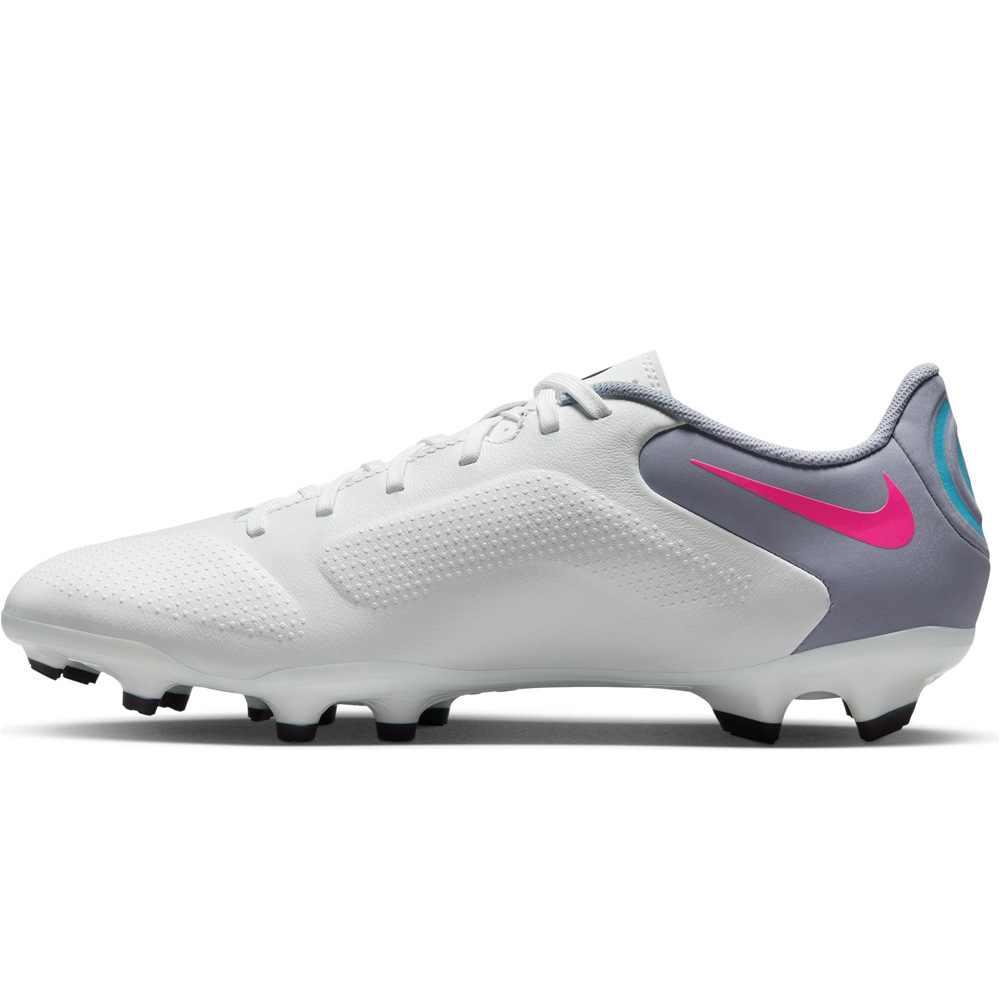 Nike botas de futbol cesped artificial TIEMPO LEGEND 9 ACADEMY FG/MG BLAZ lateral interior