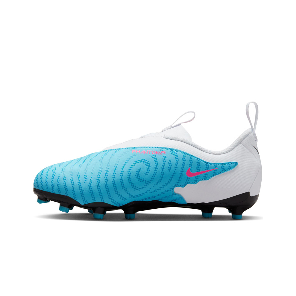 Nike botas de futbol niño cesped artificial PHANTOM JR GX ACADEMY DF FG/MG lateral interior