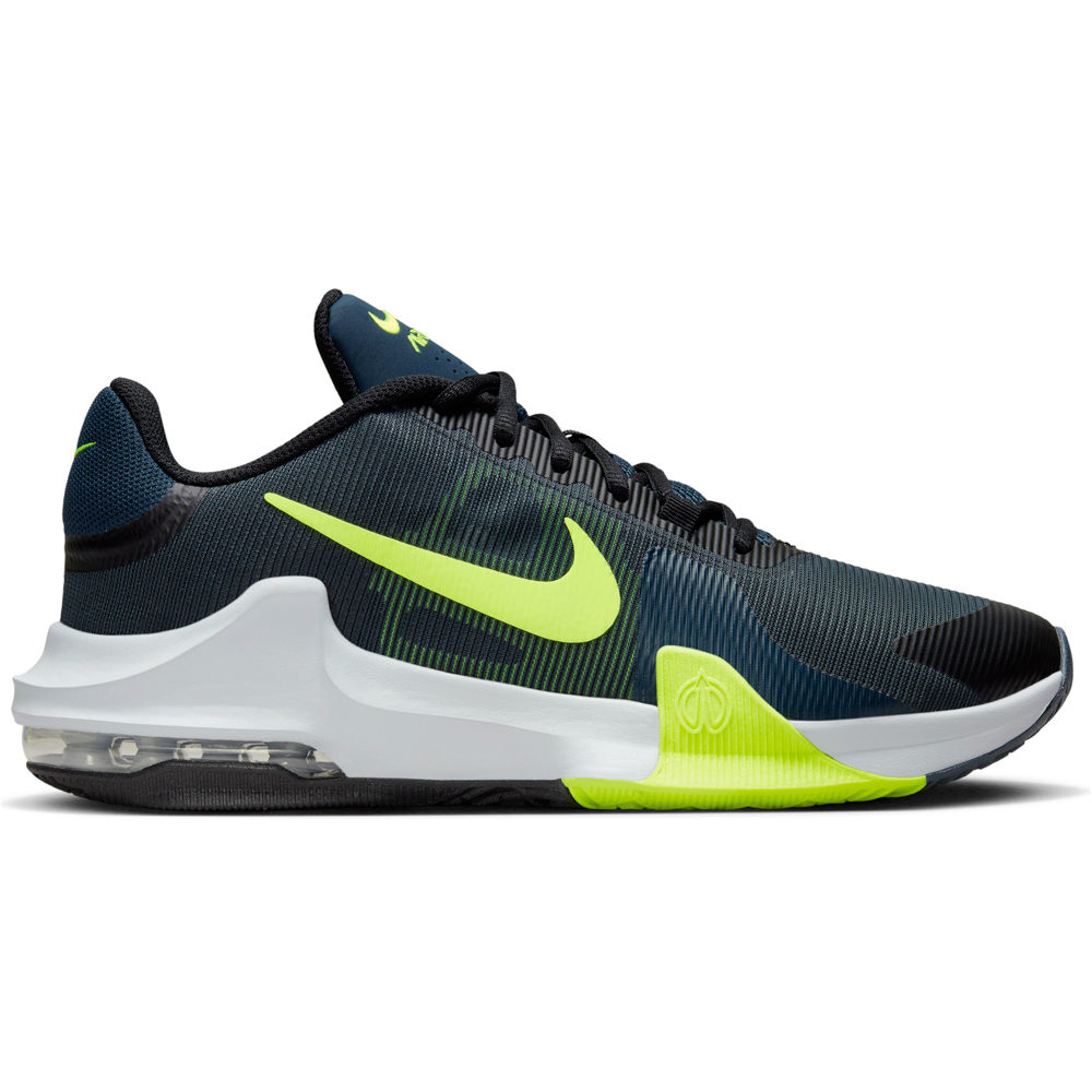 Nike zapatilla baloncesto AIR MAX IMPACT NEVE lateral exterior