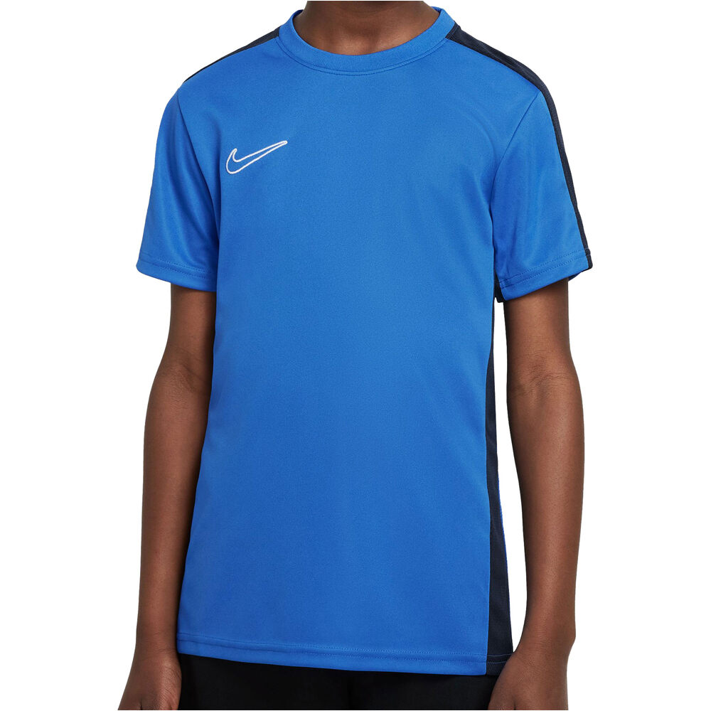 Nike camisetas entrenamiento futbol manga corta niño K NK DF ACD23 TOP SS BR AZMN vista frontal