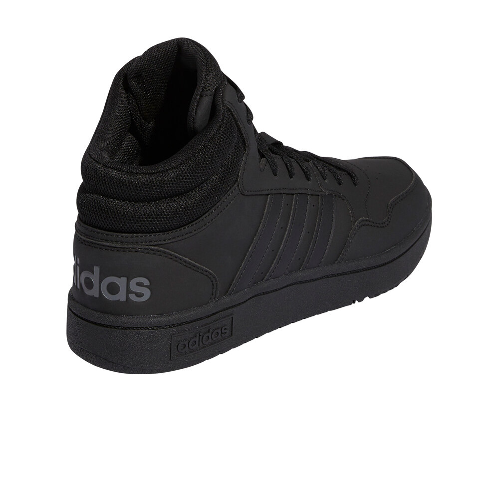 adidas zapatilla moda hombre Hoops 3 Mid Lifestyle Basketball Mid Classic vista trasera