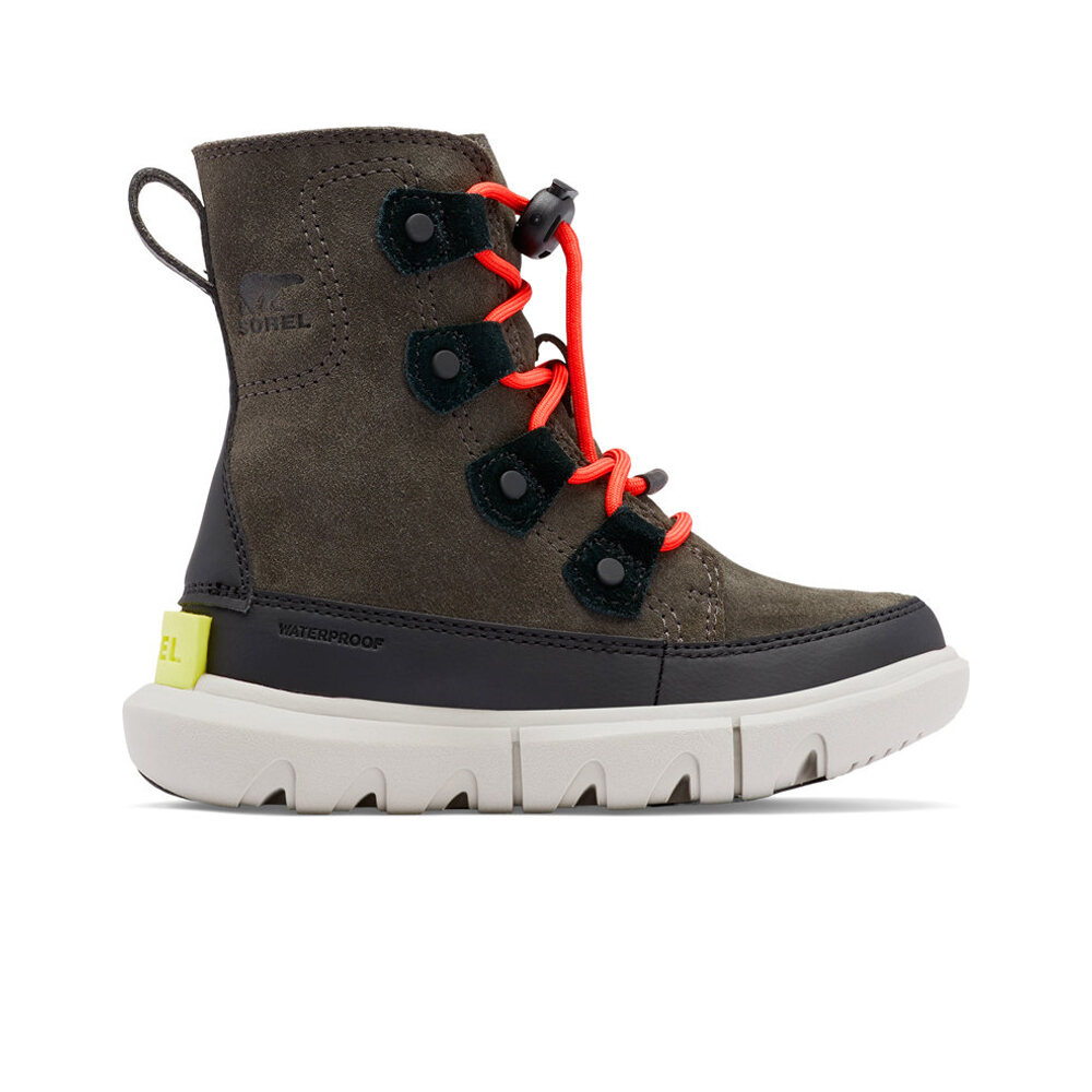 Sorel zapatilla moda niño YOUTH SOREL EXPLORER LACE WP lateral exterior