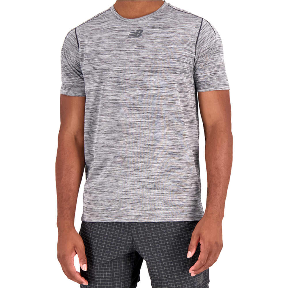 New Balance camiseta técnica manga corta hombre Impact Run Luminous Short Sleeve vista frontal