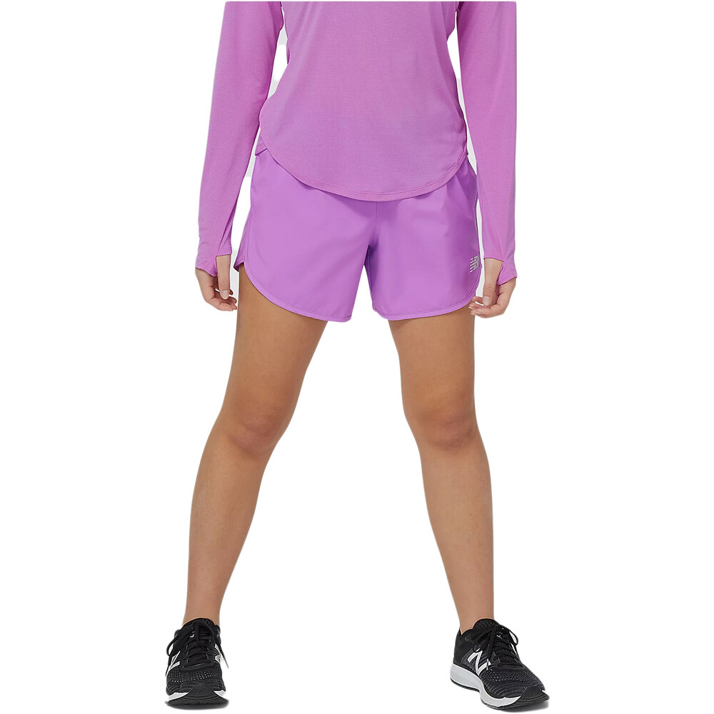 New Balance pantalón running mujer Accelerate 5 inch Short vista frontal