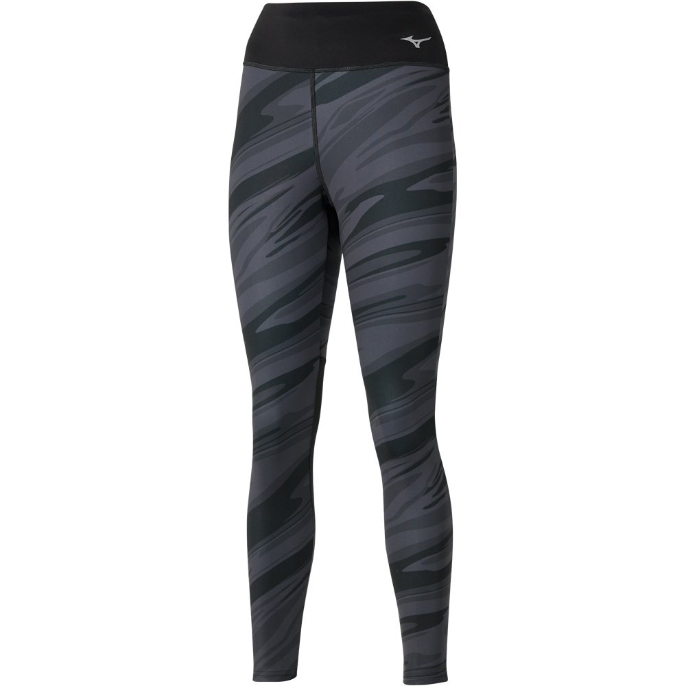 Mizuno malla larga running mujer 7/8 Printed Tight (w) vista frontal