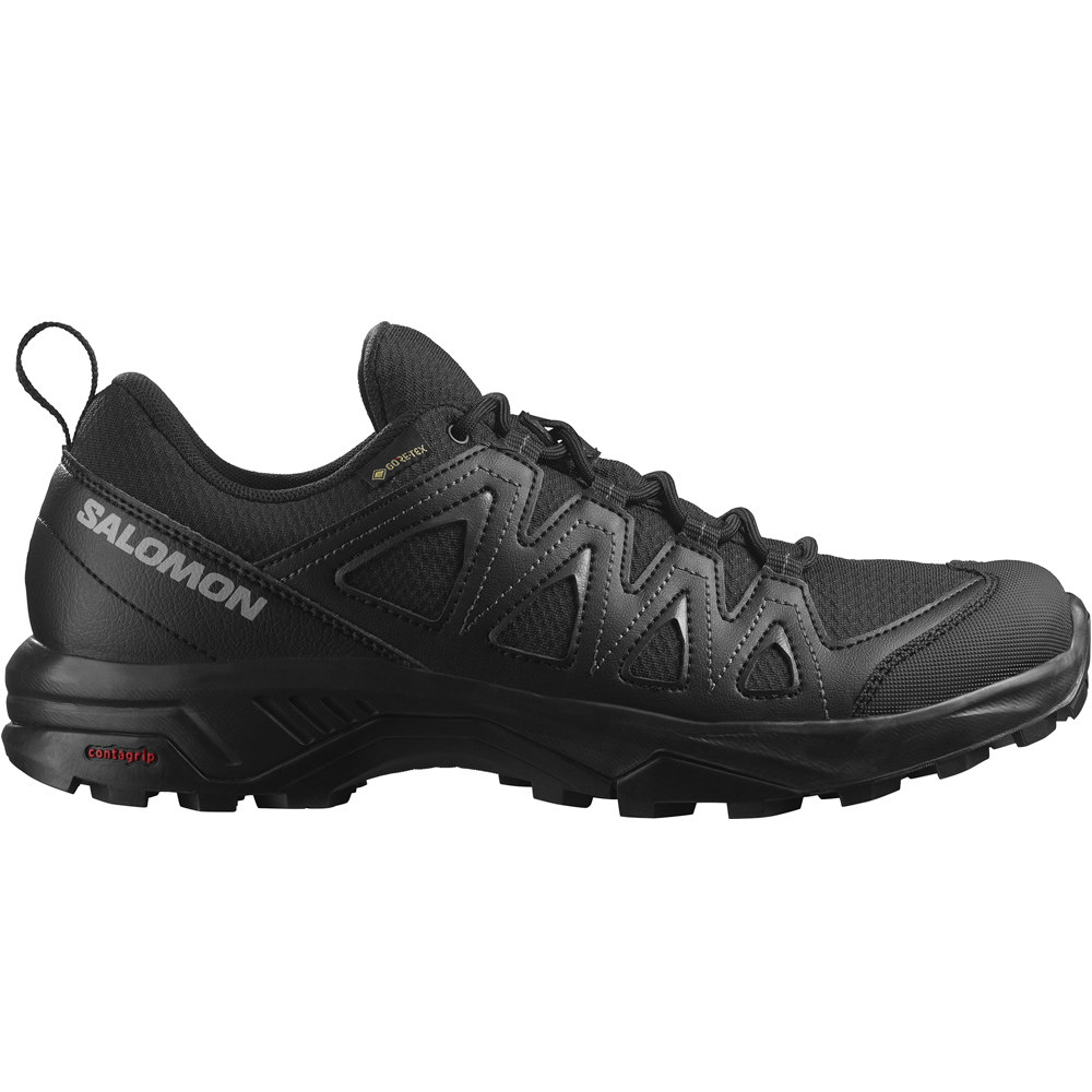 X braze gore-tex zapatilla trekking hombre Negro (46 2/3)