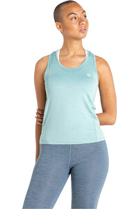 Dare2b camiseta tirantes fitness mujer Modernize II Vest vista frontal