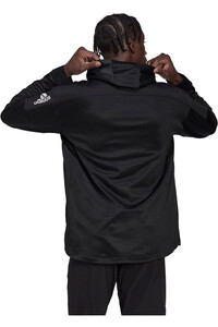 adidas sudaderas deportivas hombre Workout Warm (con capucha) vista trasera