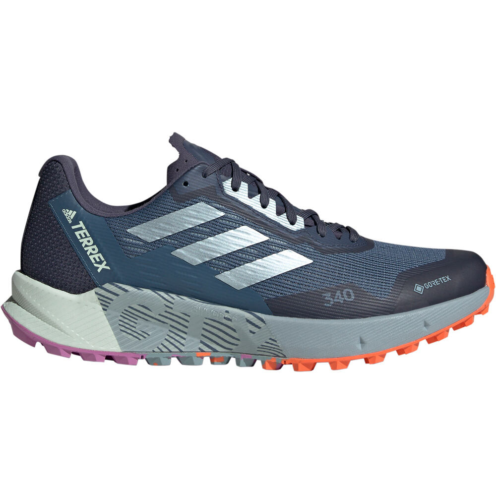 adidas zapatillas trail hombre Terrex Agravic Flow 2.0 GORE-TEX Trail Running lateral exterior
