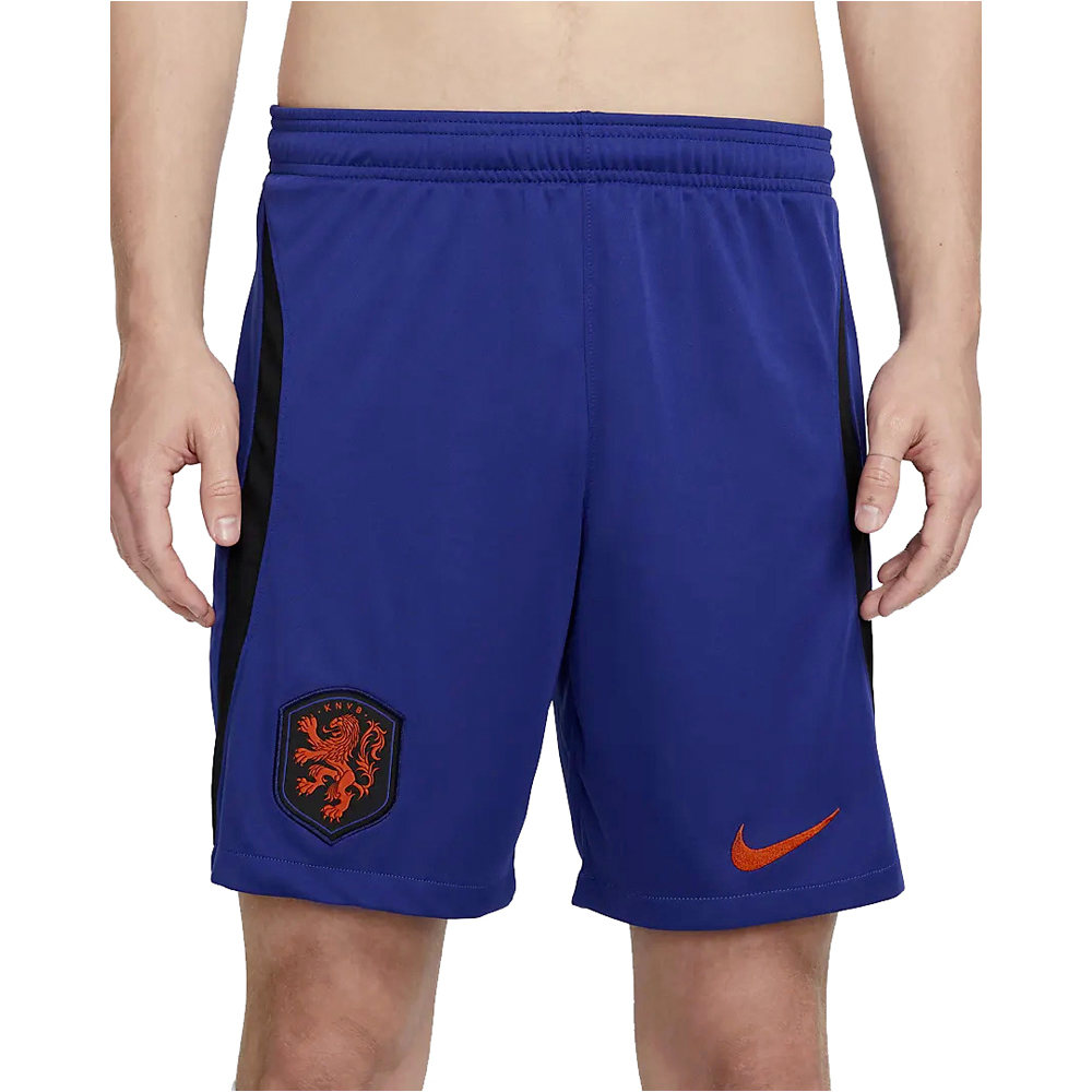Nike pantalones fútbol oficiales HOLANDA 22 M NK DF STAD SHORT AW vista frontal