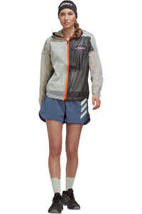 adidas CHAQUETA TRAIL RUNNING MUJER Terrex Agravic 2.5-Layer impermeable 03