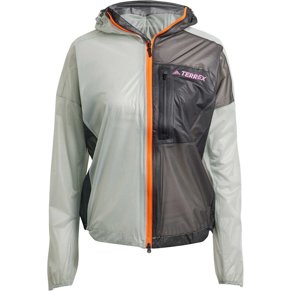 adidas CHAQUETA TRAIL RUNNING MUJER Terrex Agravic 2.5-Layer impermeable 06