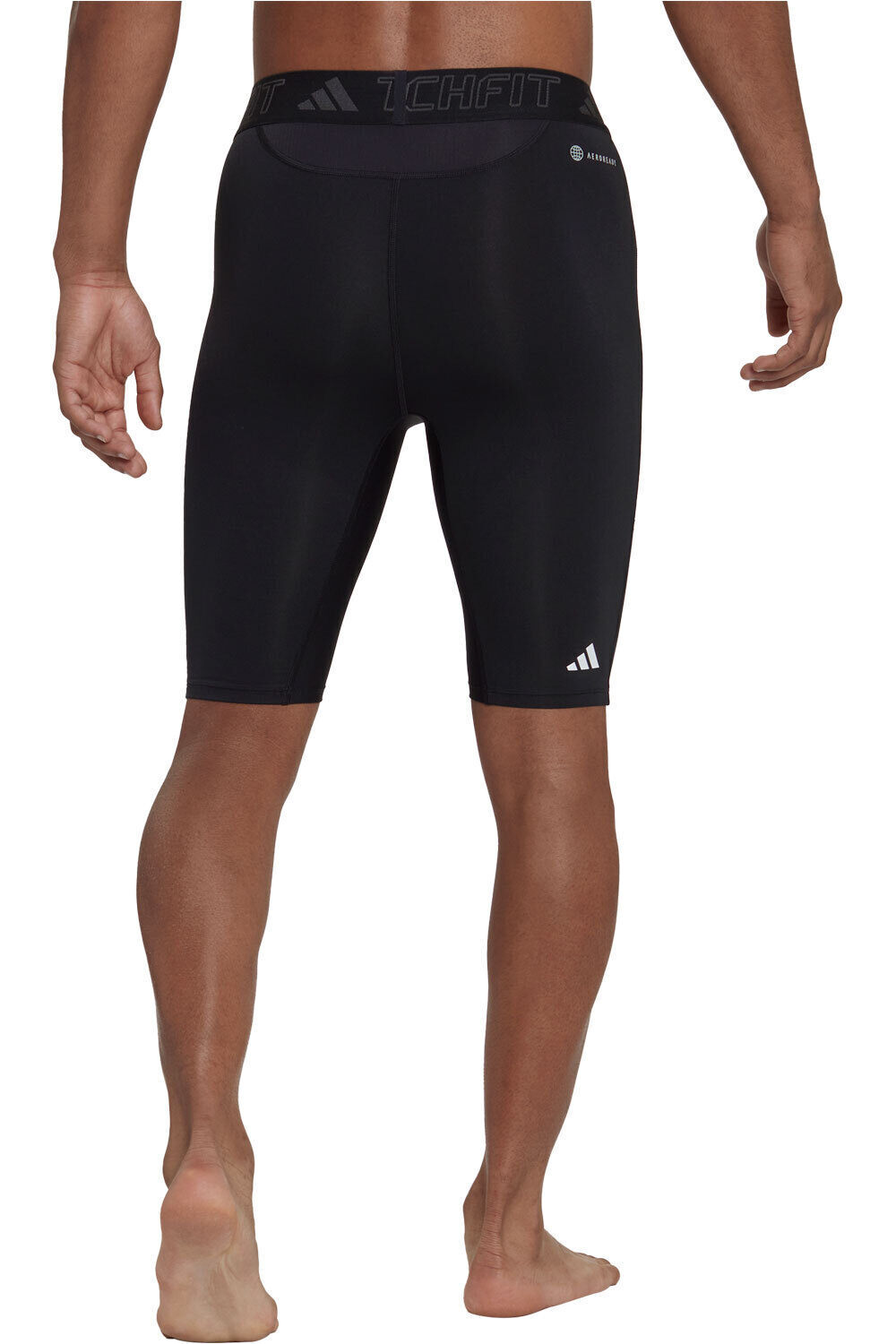 adidas malla corta running hombre Techfit Training vista trasera