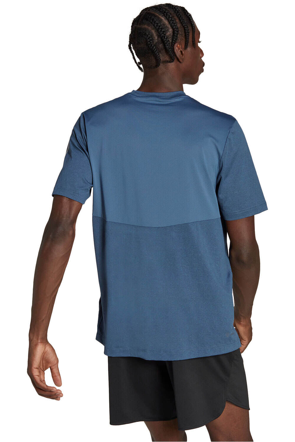 adidas camiseta fitness hombre Training vista trasera