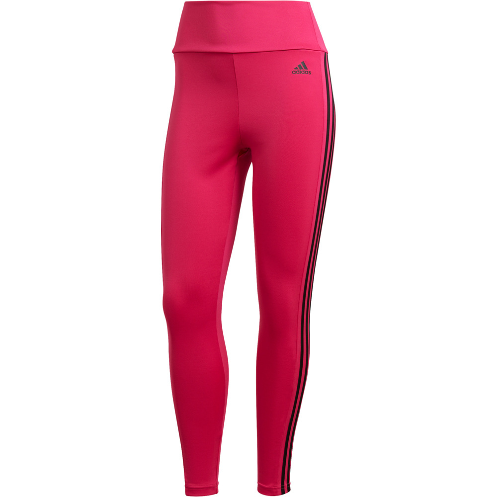 adidas pantalones y mallas largas fitness mujer 7/8 Designed To Move High-Rise Sport 3 bandas 04