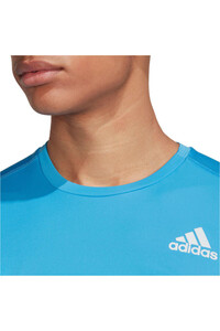 adidas camiseta técnica manga corta hombre Own the Run vista detalle