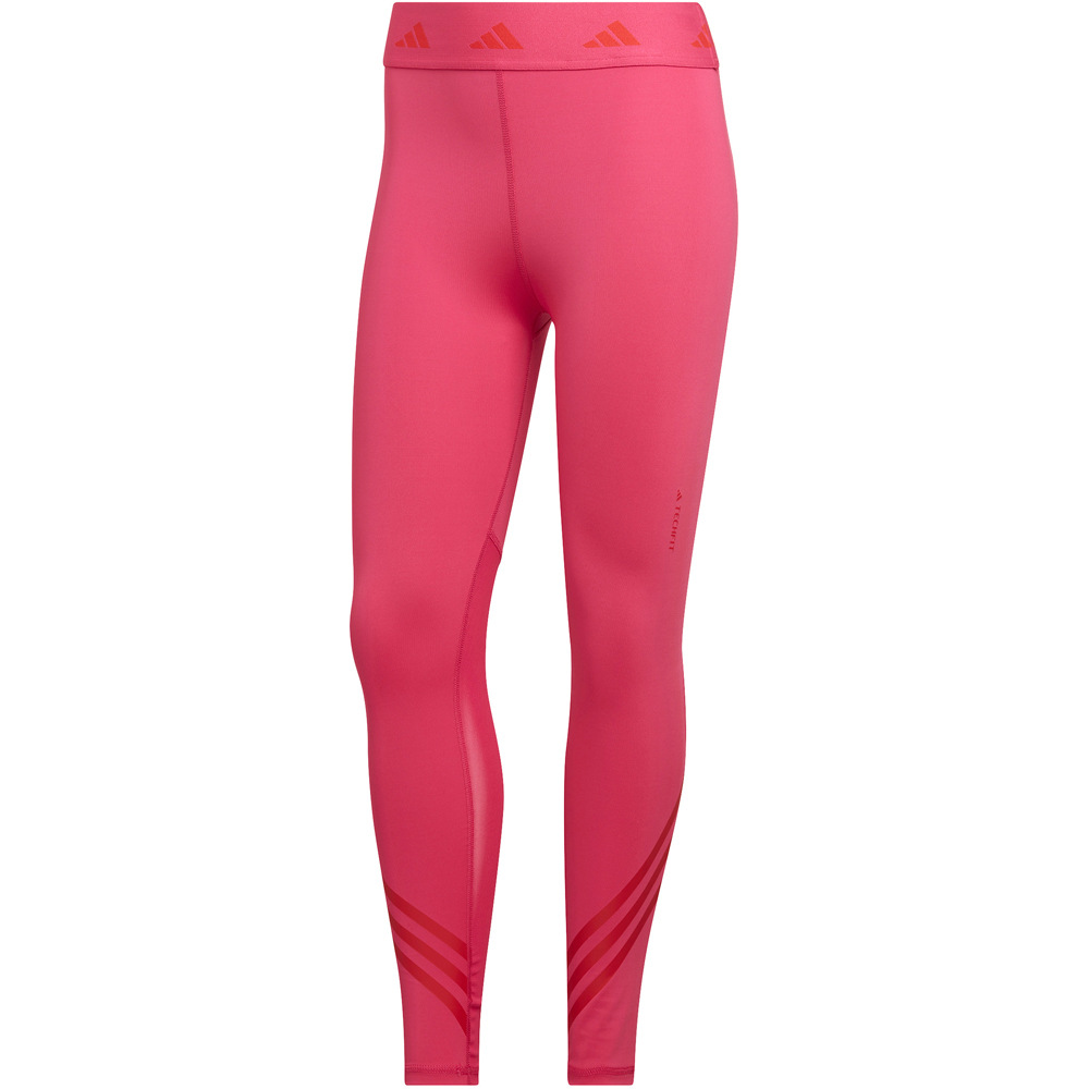 adidas pantalones y mallas largas fitness mujer Techfit 3 bandas 04