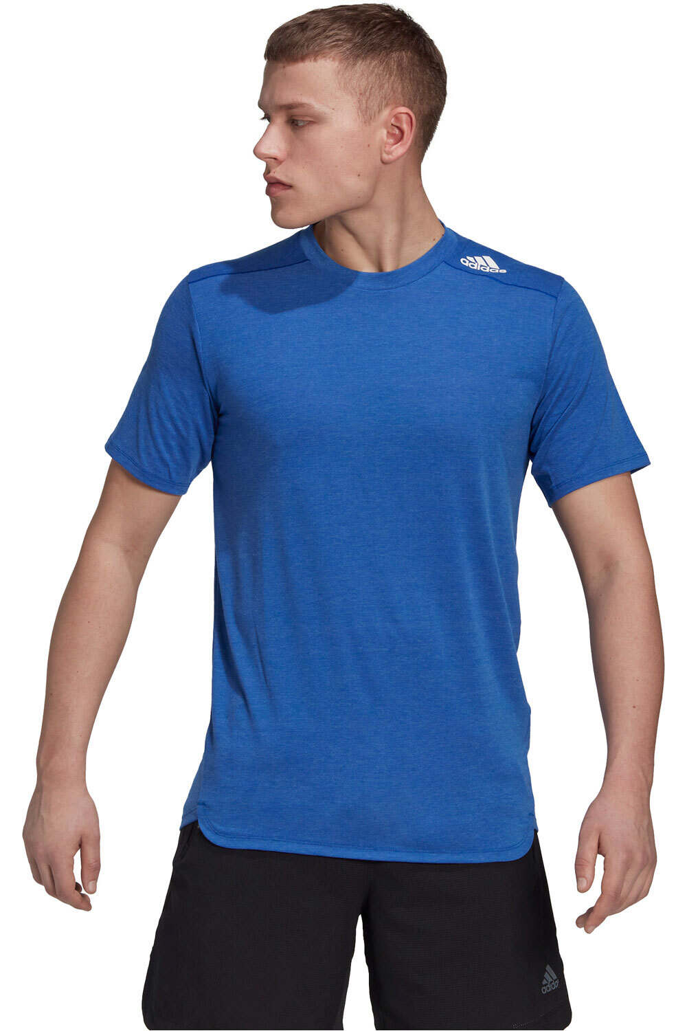 adidas camiseta fitness hombre Designed for Training vista frontal