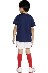 Nike equipación fútbol niño FRANCIA 22 LK NK DF KIT HM vista trasera