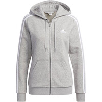 adidas sudadera mujer Essentials Fleece 3 bandas con capucha 03