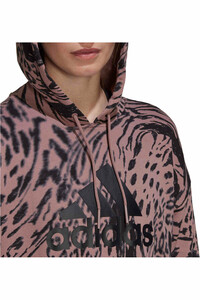 adidas sudadera mujer Future Icons Animal Print (con capucha) vista detalle