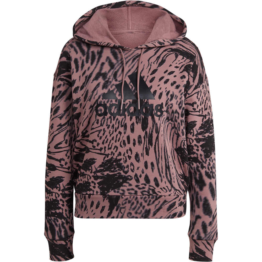 adidas sudadera mujer Future Icons Animal Print (con capucha) 04