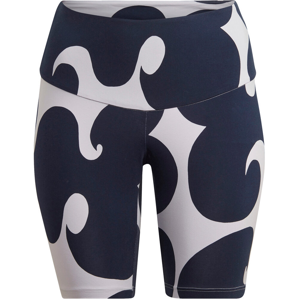 adidas Malla Corta Mujer Marimekko Rib Knee-Length (tallas grandes) 05