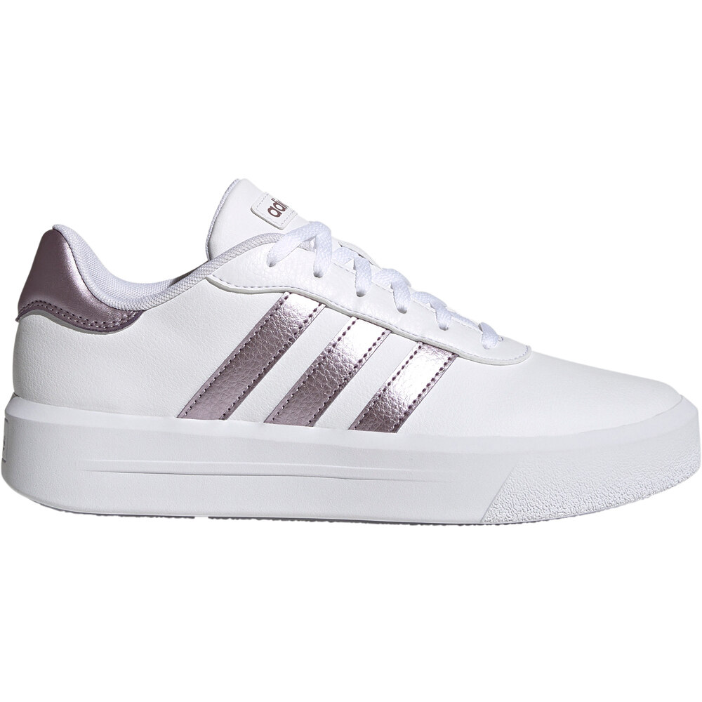 adidas zapatilla moda mujer Court Platform lateral exterior