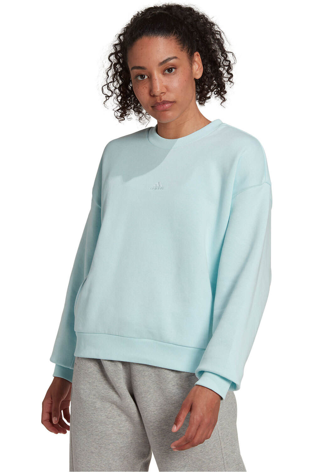 adidas sudadera mujer ALL SZN Fleece vista frontal