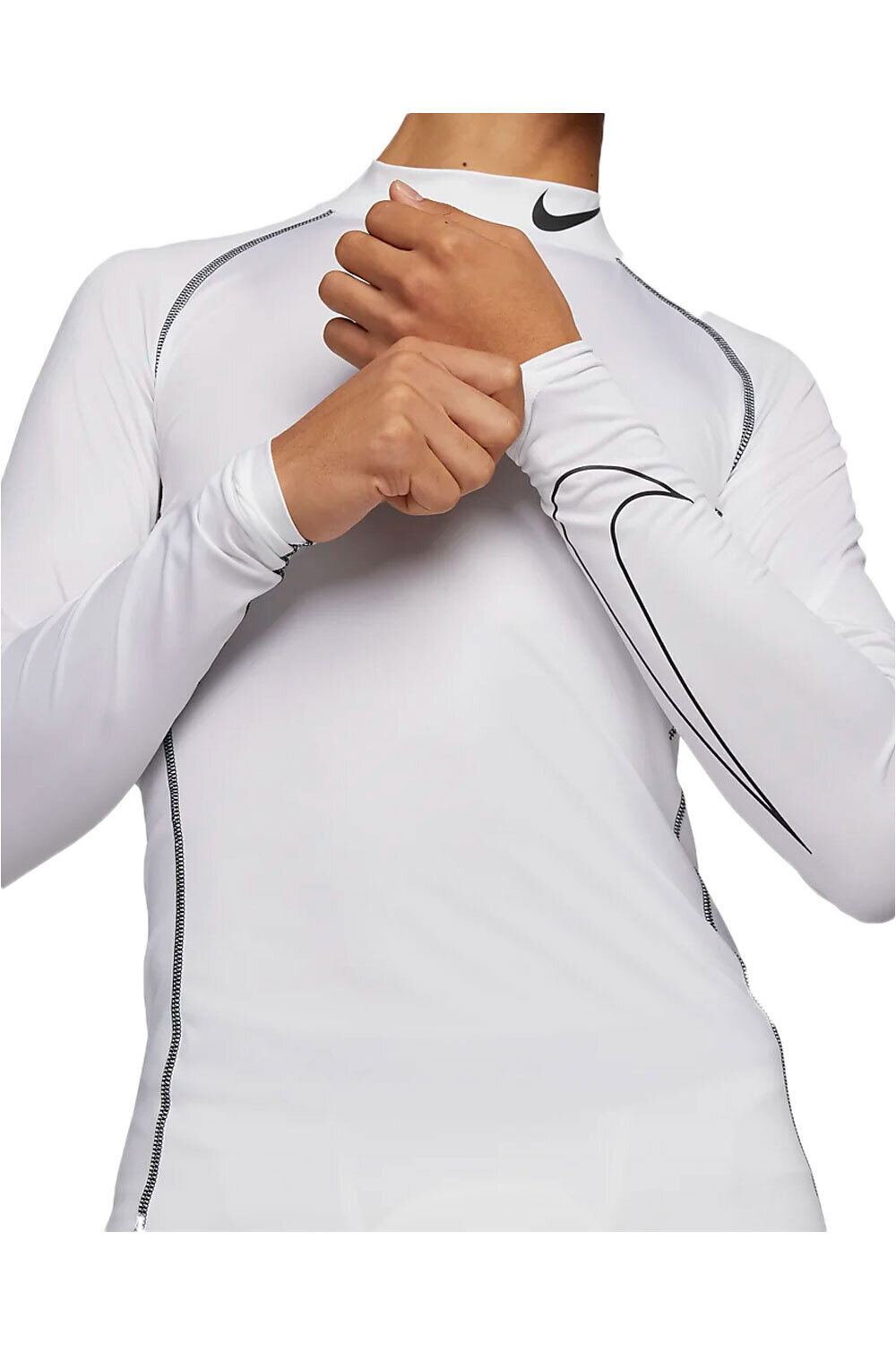 Nike camiseta fitness hombre M NP DF TIGHT LS MOCK 04