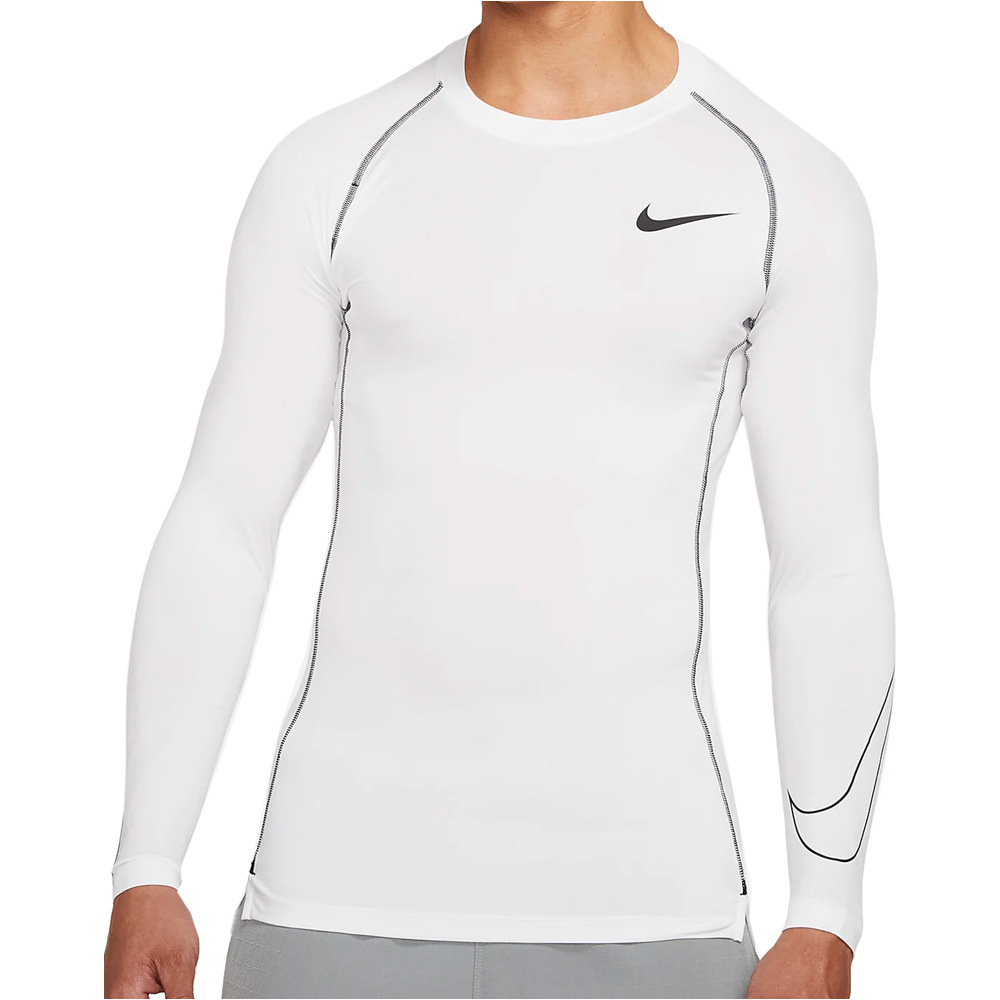 Nike camiseta fitness hombre M NP DF TIGHT TOP LS 05