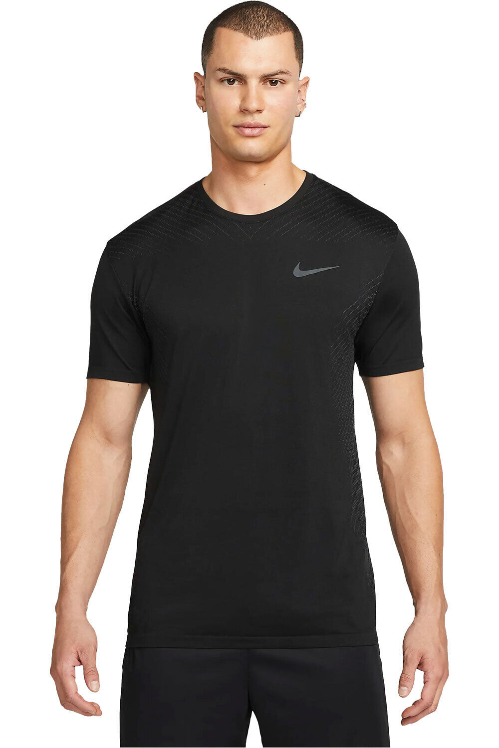 Nike camiseta fitness hombre M NK DF SEAMLESS SS TOP vista frontal