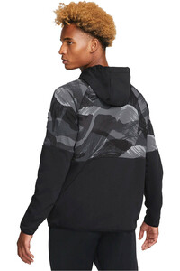 Nike sudaderas deportivas hombre M NK DF FLC HD FZ CAMO vista trasera