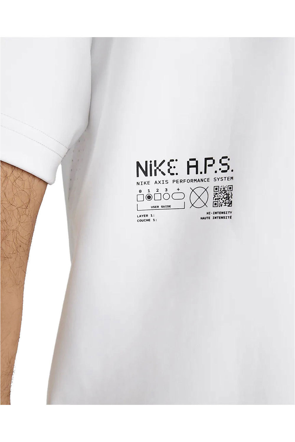 Nike camiseta fitness hombre M NK DFADV AXIS TOP SS 06