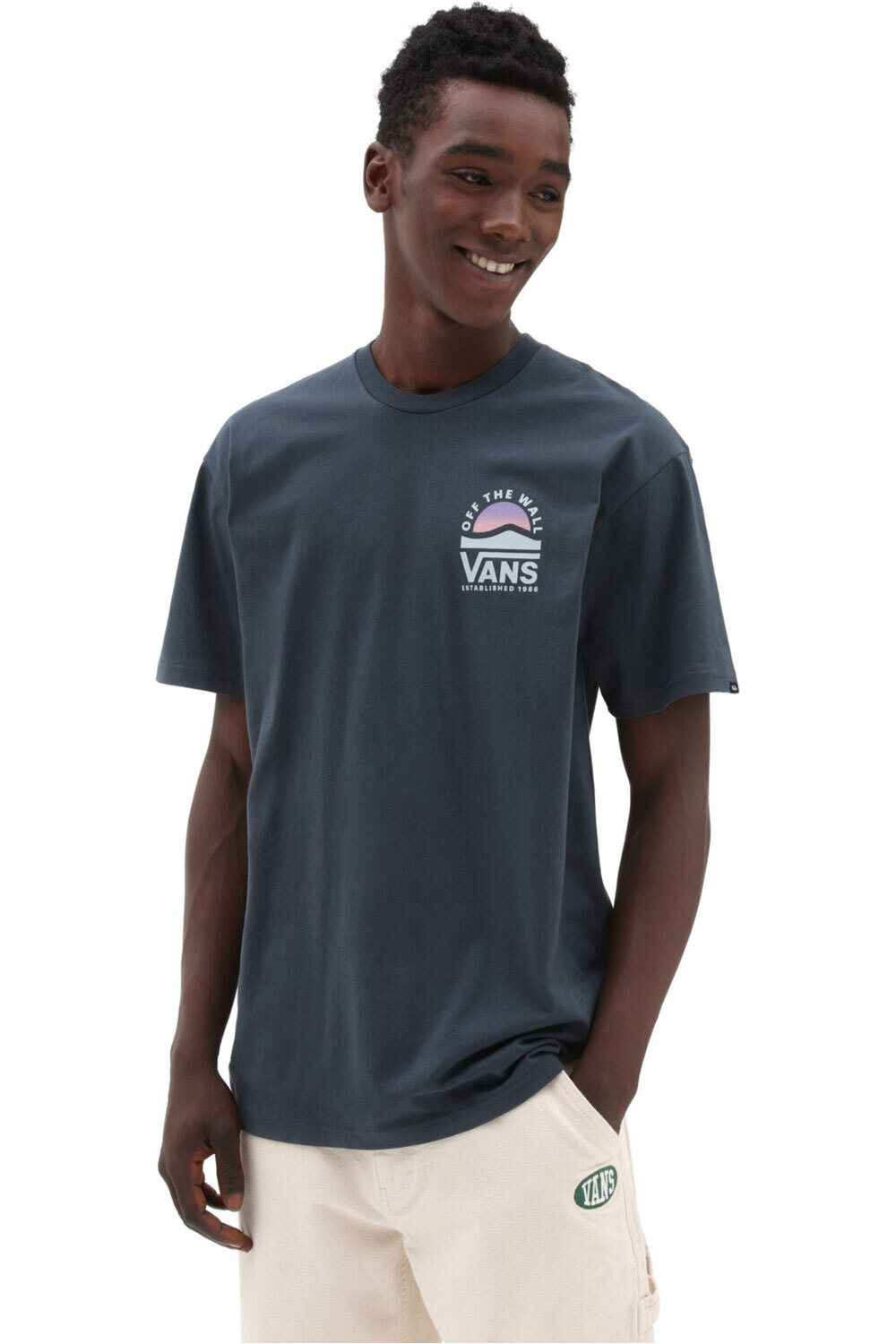 Vans camiseta manga corta hombre SIDESET-B vista frontal