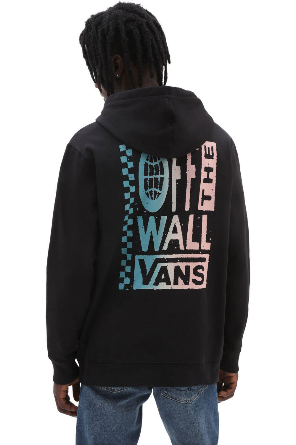 Vans sudadera hombre GLOBAL STACK PO-B vista trasera