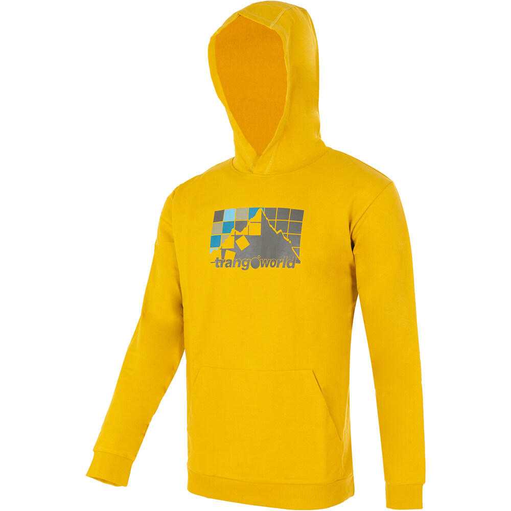 Unzen Sudaderas Montaña Hombre Amarillo