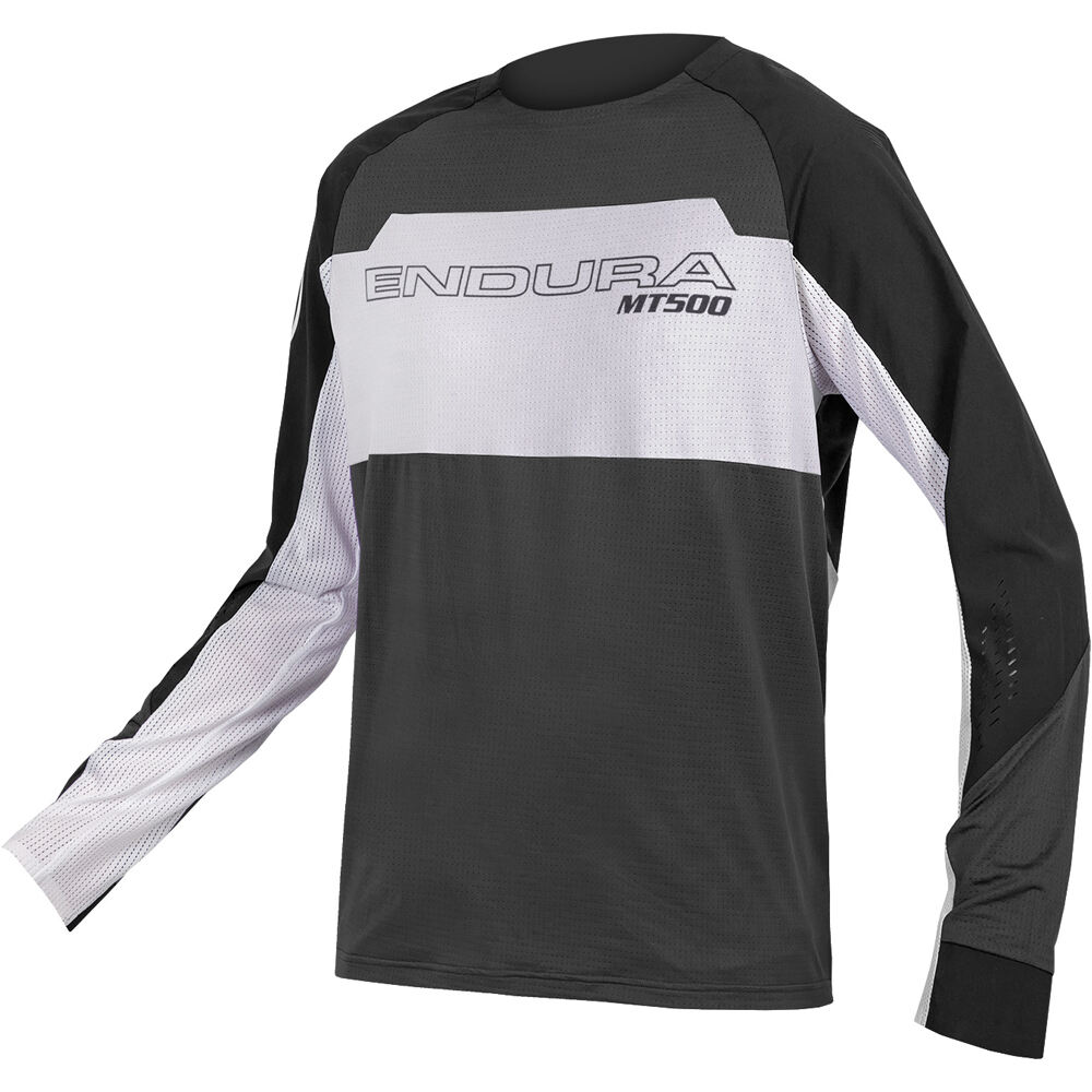 Mt500 burner lite maillot manga larga hombre Negro (L)