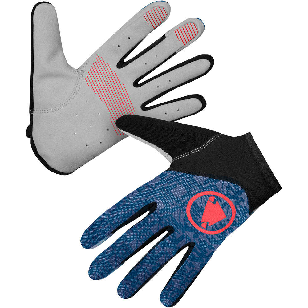 Hummvee lite icon guantes cortos ciclismo Azul (S)