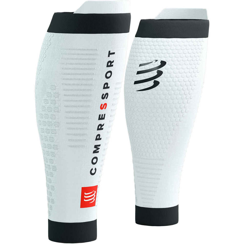 R2 30 pernera calcetines running Blanco